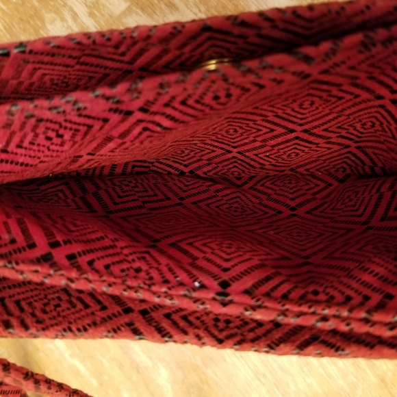 Michelle LaLonde Red/Black lambskin handbag - Picture 6 of 11